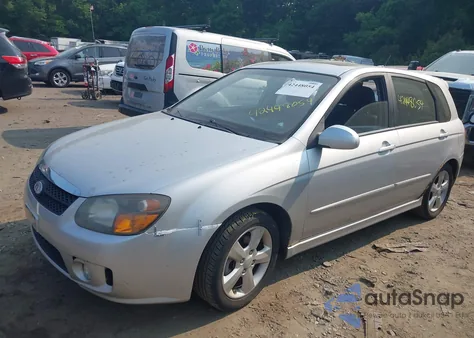 2008 Kia Spectra5 Sx from USA, damaged, VIN KNAFE162285013208